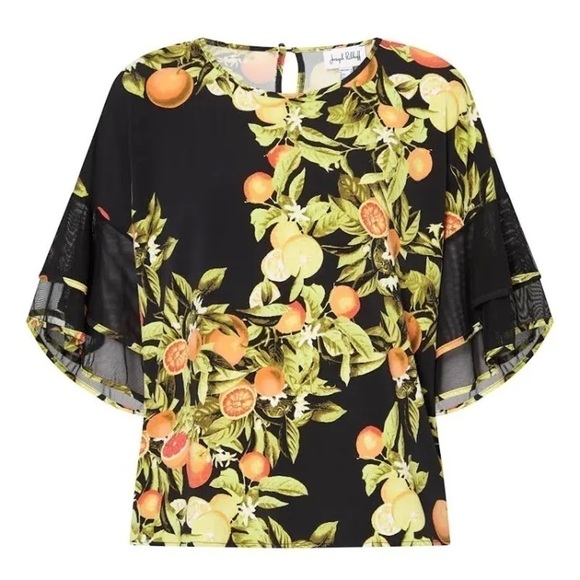 Joseph Ribkoff Black/Multi Top Blouse - Picture 16 of 16